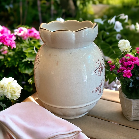 Antique transferware vase - Picture 6 of 6